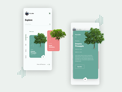 Plants and Trees buying design earth freshness ios nature plants postivity trees trending ui ux