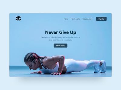 Fitness Landing Page