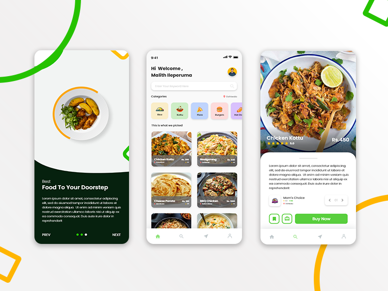 Uber Eats Food Apps Redesign - Mobile App Design By Malith Ileperuma On ...