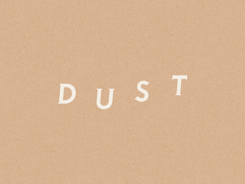 Dust Logo by Cristie Stevens on Dribbble