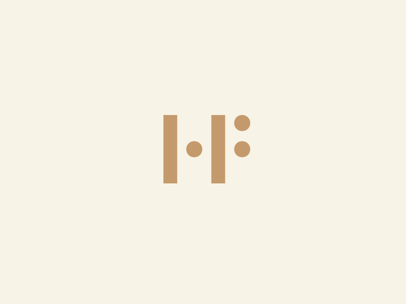 Hunter & Folk Branding emblem geometric icon design minimal interior design scandinavian type branding logo