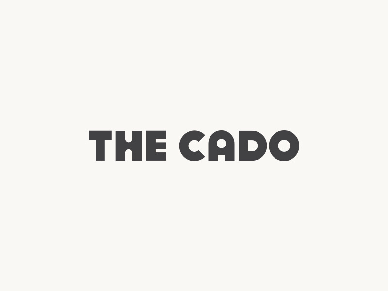 Cado Logo brand identity retro modern geometric minimal typography 70s logotype type branding logo
