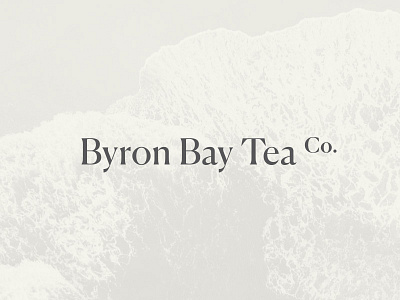 Byron Bay Tea Company Logo Concept brand font logo minimal nautical nautical logo serif tea branding tea logo