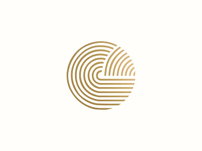 Geometric Wave Icon for Byron Bay Tea geometric icon logo minimal monogram nautical nautical logo retro tea branding tea logo