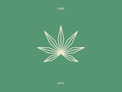 Marijuana leaf logo