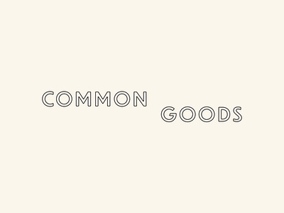 Common Goods Logo