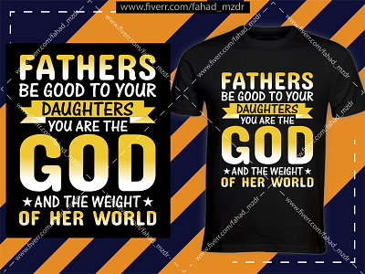 FATHERS, BE GOOD TO YOUR DAUGHTERS. YOU ARE THE GOD AND THE WEIG