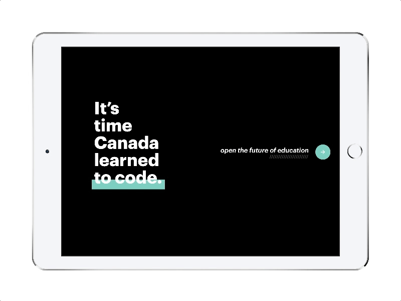 Canadian Code Education Advocacy Prototype