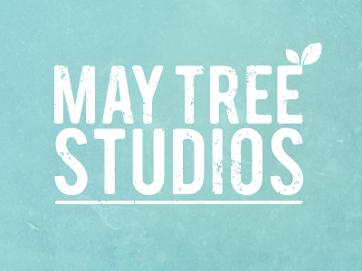 May Tree Studios logo concept lettering logo typography