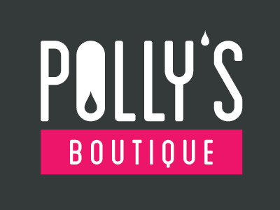 Pollys Boutique Logo Spacing