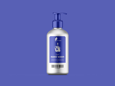 Liquid Hand wash Bottle Label Design bottle label clean design labeldesign