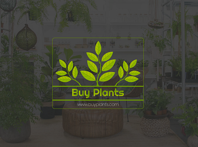 Logo design : Buy Plants 2020 branding clean clean design design illustration logo logo design logotype tanvir alam hira vector