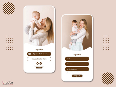 Baby Care UI | New Color