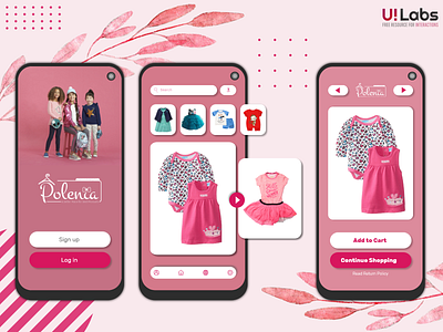 Polenia Online Shop UI 2020 branding clean clean design design illustration interaction interactiondesign logo online shop ui pink ui ui ui design vector