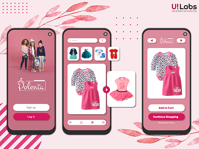 Polenia Online Shop UI