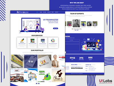 Team Portfolio Site Template 2020 branding clean clean design design illustration interaction landing page logo design logotype ui ui design ux ux design web design web template design website website design