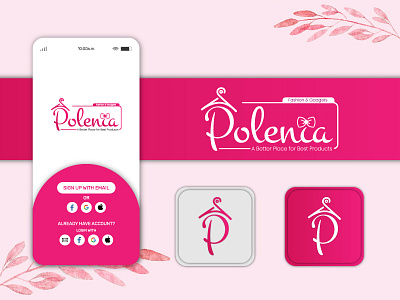 Polenia Logo and Icon Branding