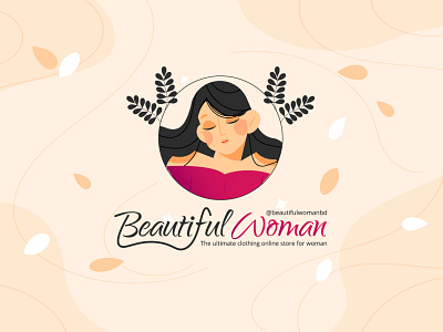 Beautiful Woman | Logo for a client 2020 branding clean clean design design illustration logo ui ui design vector