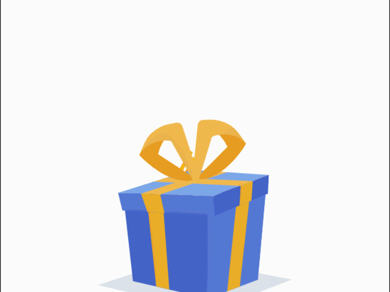 Gift Box Animation adobe after effect animation animation after effects motion