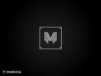 Motivica | Branding for Motivational Institute branding design hologram holographic icon iconfolio iconset lettermark logo logofolio logoset m letter logo mark monogram sketch