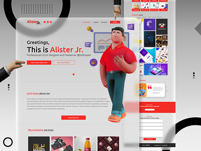 Alister - Personal CV/Resume Site