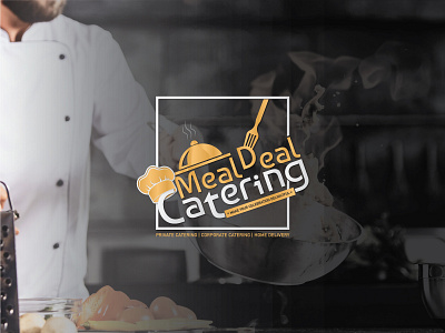 MealDeal Catering | Logo branding clean clean design concept custom logo design holographic icon iconmark logo mark monogram sketch typography
