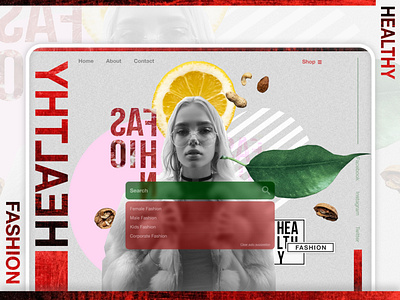 🔥 Healthy Fashion 2021 app clean earthy fashion interaction interface templates theme typography ui ui design web web app web design web ui website wordpress