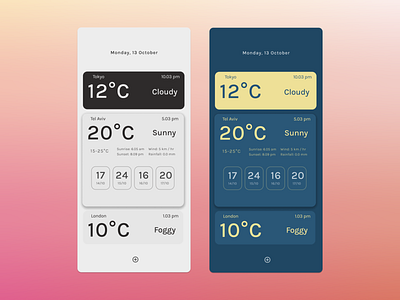 Daily UI 037 - Weather