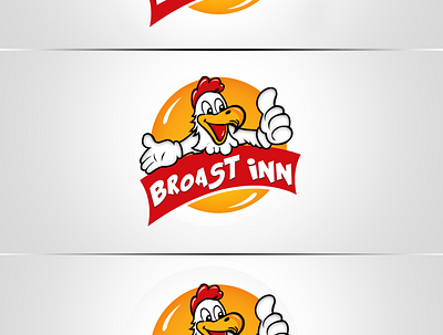 Broast Inn Logo branding free icon illustration logo logo design muhammadshafiq psd restaurant ui ux vector