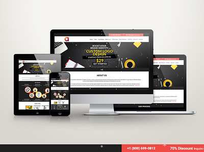 Branding and Website Design Template adobe mshafiq muhammadshafiq