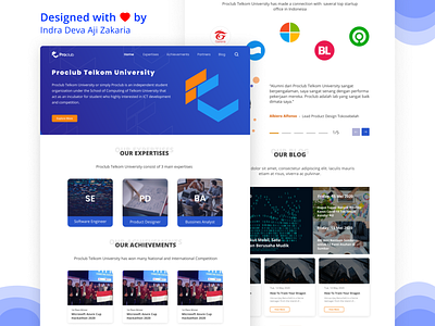 Proclub's Landing Page Design blue and white clean design clean ui landing landing page landing page concept landing page design landing page ui landingpage ui ui ux ui design uidesign uiux uiuxdesign web web design webdesign website design white space