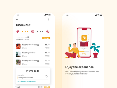 Food app(screen 2) app design food app typography ui ux uidesign vector