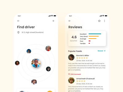 Food delivery app design(screen 3) app app design food app ui ui ux uidesign