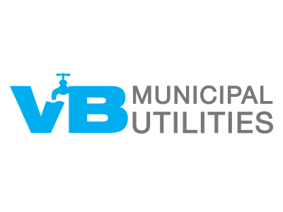 Van Buren Municipal Utilities Logo branding cyan illustration logo vector