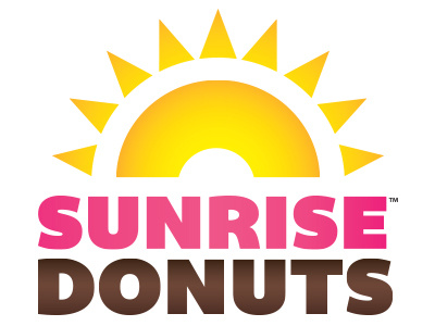 Sunrise Donuts Logo branding donuts illustration logo vector