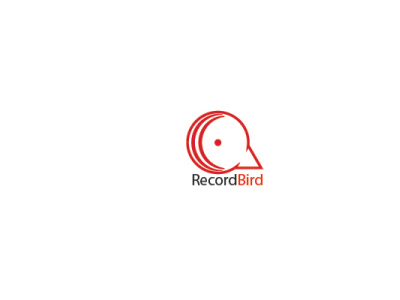 recordbird logo design flat icon illustration illustrator logo minimal vector