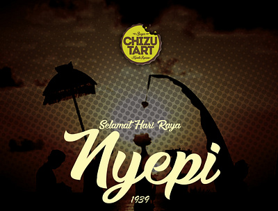 nyepi media social feed art branding design minimal