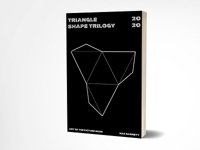 Book cover art book minimalistic shape triangle trilogy