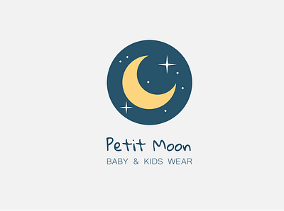 Petit Moon branding design flat icon icons logo logo design logo designer logo maker logodesign moon