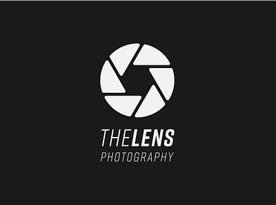 The Lens Photography branding design flat icon icons lens lens logo logo logo design logo designer logo maker logodesign photography logo