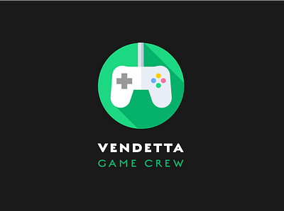 Vendetta Game Crew branding design flat icon icons logo logo design logo designer logo maker logodesign