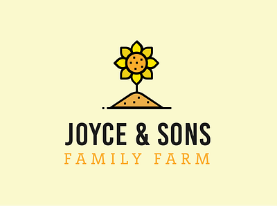 Joyce & Sons branding design flat icon icons logo logodesign