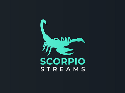 SCORPIO STREAMS branding design flat icon icons logo logo design logo designer logodesign scorpion twitch logo