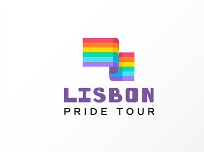 Lisbon Pride Tour branding design flat icon icons illustration logo logodesign pride pride flag pride month rainbow ui vector