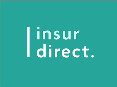 insurdirect. branding design flat icon icons illustration insurance logo logodesign ui vector