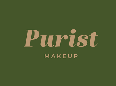 Purist Makeup beauty branding design flat icon icons illustration logo logodesign makeup vector