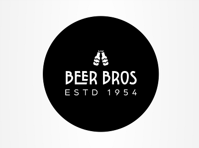 BEER BROS beer branding brewery design flat icon icons illustration logo logodesign ui vector