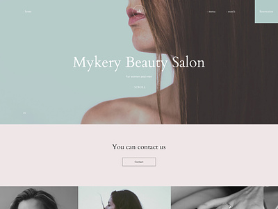 Mykery - Beauty Salon HTML Template clean cosmetic creative design free free figma free sketch gallery hair hairdresser hairstylist life style makeup modern nail salon pedicure simple