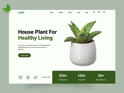 Plant Shop Landing Page