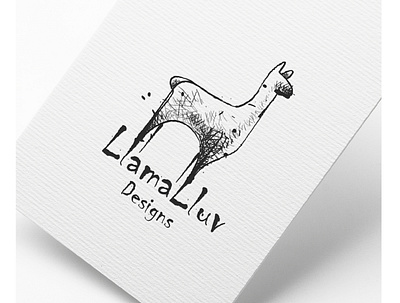 LlamaLluvDesigns animal logo artwork branding illustration art lama logodesign minimalist logo